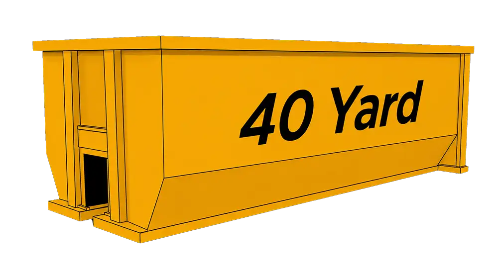 40 Yard Roll Off Dumpster Rental